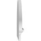 Ekena Millwork Elliptical Sunburst Architectural Grade PVC Combination Pediment, 62"W x 22-3/8"H x 2-3/4"P PEDPC062X225ELL01 - alternate 3